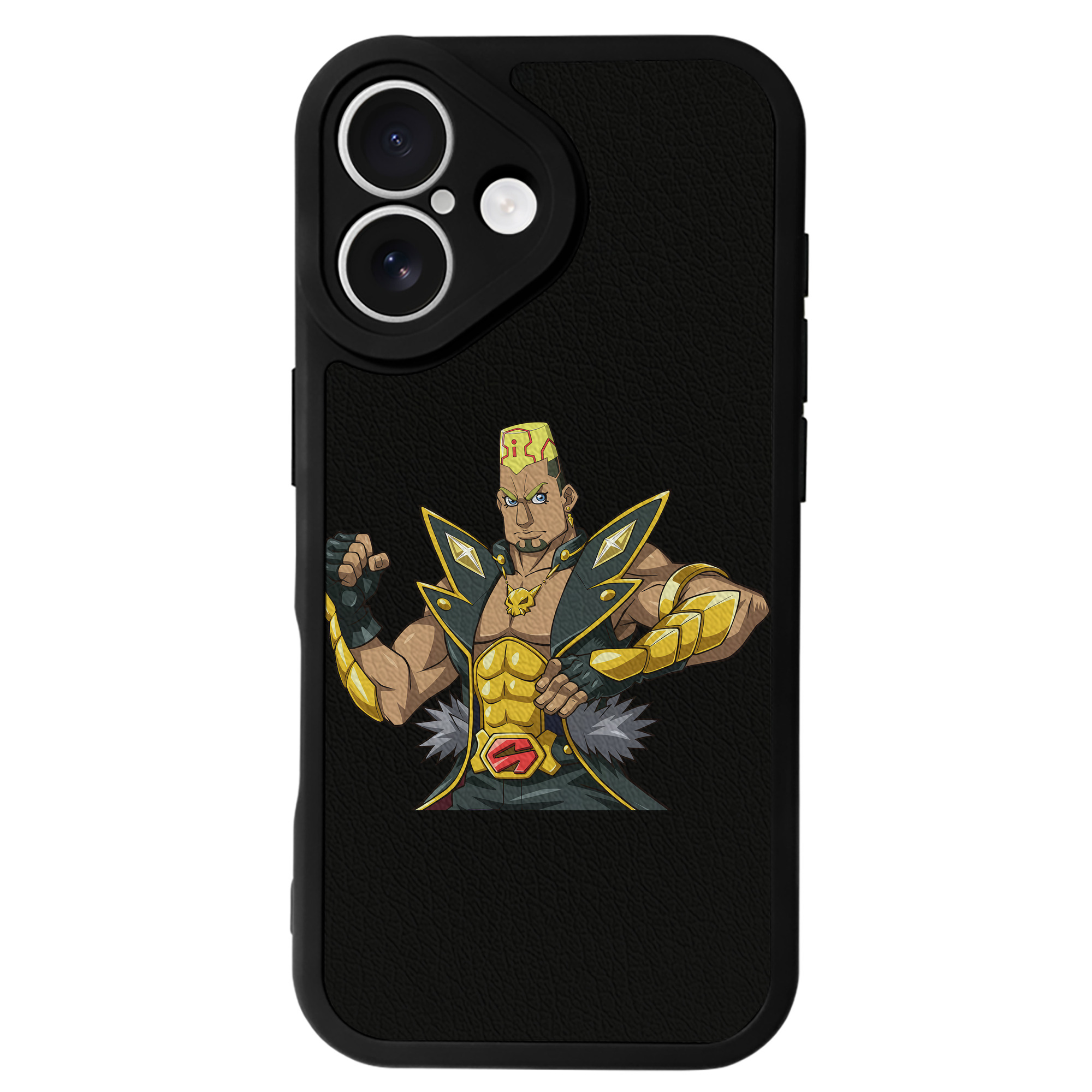 （画像用） 遊☆戯☆王 Yu-Gi-Oh! 【iPhone 16シリーズ対応】シリコンスマホケース（レザー調） 材質：シリコン